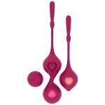 Rithual Orchid Deva – zestaw do ćwiczeń mięśni dna miednicy, 4 kulki silikonowe