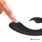 Anne's Desire AD Rabbit Czarny – System WATCHME, Zdalne Sterowanie, 2 Silniki, 20 cm
