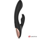 Anne's Desire AD Rabbit Czarny – System WATCHME, Zdalne Sterowanie, 2 Silniki, 20 cm