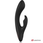 Anne's Desire AD Rabbit Czarny – System WATCHME, Zdalne Sterowanie, 2 Silniki, 20 cm