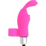 OHMAMA Finger Ring Krolik – Wibrujący Naparstek Silikonowy, IPX6, 9,8cm, torba