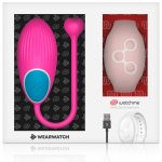 WEARWATCH Egg Fuksja – System Intymny WatchMe, Pilot Zegarek, 7 Trybów, silikon