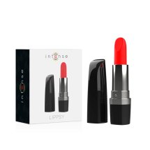 Intense Lippsy Black – Mini Urządzenie Wibracyjne w Formie Szminki, IPX4, 10 Trybów