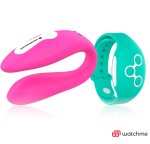 WEARWATCH WatchMe Dual Tech – Model Fuksja/Woda Morska, Wodoodporny, 2 Silniki, 7 Trybów