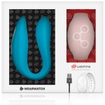WEARWATCH WatchMe Dual Technology Indygo/Różowy – Zegarek Sterujący, 2 Silniki, 7 Trybów