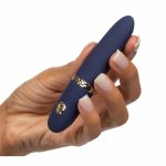 CalExotics Chic Daisy Mini – Masażer wodoodporny, 10 trybow, silikon medyczny, 10,7 cm