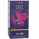 CalExotics Chic Daisy Mini – Masażer wodoodporny, 10 trybow, silikon medyczny, 10,7 cm