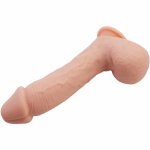 Baile Johnsson 22 cm – Model anatomiczny z przyssawką, elastyczny TPR, cielisty