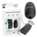 ONLINE Bezprzewodowe Jajko Wibrujące – Czarny ABS, 10 trybow, wodoodporne, 6 cm