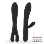 Brilly Glam Erik czarny – Model bezprzewodowy, 10 trybow, silikon medyczny, USB, Watchme
