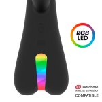 Brilly Glam Erik czarny – Model bezprzewodowy, 10 trybow, silikon medyczny, USB, Watchme