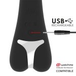 Brilly Glam Erik czarny – Model bezprzewodowy, 10 trybow, silikon medyczny, USB, Watchme