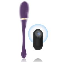 Treasure Merlin – System dwugłowicowy z pilotem, 10 trybów, silikon medyczny, IPX7, fioletowy
