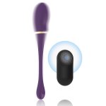 Treasure Merlin – System dwugłowicowy z pilotem, 10 trybów, silikon medyczny, IPX7, fioletowy