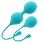 Intense Kendall Blue – zestaw kulek do ćwiczeń mięśni dna miednicy, silikon medyczny