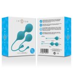 Intense Kendall Blue – zestaw kulek do ćwiczeń mięśni dna miednicy, silikon medyczny