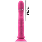Intense Julio Królik Silikonowy Różowy – model podwójnej stymulacji, 24 cm, IPX8