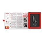 ONINDER Denver Czarna Aplikacja Bezprzewodowa Jajko Wibracyjne 7x2,7cm, IPX7 Bluetooth