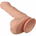Baile Bergrisi model elastyczny 26 cm naturalny – anatomiczny system z przyssawką