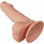 Baile Zebulon Model 19,4 cm Naturalny – elastyczny anatomiczny z przyssawką TPR