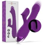 Intense IGGY wielofunkcyjny wibrator akumulatorowy fioletowy, 24 cm, system ruchu