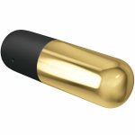 Pretty Love Jajko Masażujące Złote – silikonowe, 12 trybów, akumulator USB, wodoodporne