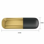 Pretty Love Jajko Masażujące Złote – silikonowe, 12 trybów, akumulator USB, wodoodporne