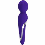 Pretty Love Walter – fioletowy masażer silikonowy, 7 trybów, 5 intensywności, magnetyczny USB