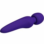 Pretty Love Meredith – masażer silikonowy, 12 trybów, fioletowy, wodoodporny, USB