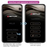 Pretty Love Catalina Wibrator Fioletowy USB 12 Trybow Sterowanie Aplikacją i Pilotem