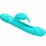 Pretty Love Dejon Rabbit Aqua Green Wibrujący Masażer Intymny 3w1 7 Trybow Magnetyczny