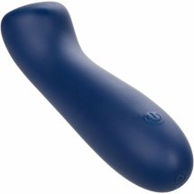 CalExotics Cashmere Satin G Masażer Silikonowy Niebieski 10 Trybow 15,25cm IPX7