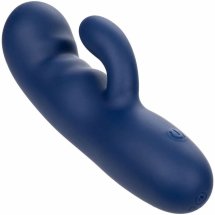 CalExotics Cashmere Silk Duo Blue Masażer Dwusilnikowy Silikon Premium Wodoodporny