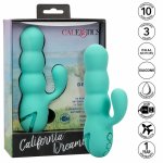 CalExotics California Dreaming Del Mar Diva Aqua Green Podwójny Masażer USB 10 Trybow