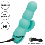 CalExotics California Dreaming Del Mar Diva Aqua Green Podwójny Masażer USB 10 Trybow
