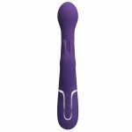 Pretty Love Dejon Rabbit Wielofunkcyjny Wibrator 3w1 Fioletowy 7 Trybow Magnetyczny USB