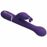 Pretty Love Dejon Rabbit Wielofunkcyjny Wibrator 3w1 Fioletowy 7 Trybow Magnetyczny USB