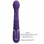 Pretty Love Dejon Rabbit Wielofunkcyjny Wibrator 3w1 Fioletowy 7 Trybow Magnetyczny USB