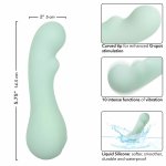 CalExotics Pacifica Bora Bora – Wibrator G-Spot 10 trybow Aqua, silikon klasy premium, pamięć ustawień