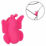 CalExotics Neon Vibes Flutter Vibe rożowy – kompaktowy stymulator z 10 trybami, magnetyczny system, wodoodporny