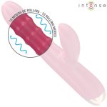 Intense Chloe wielofunkcyjny model 3w1 czerwony – wibrator silikonowy IPX7, 10 trybów, ładowanie USB