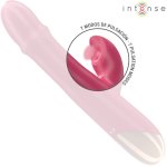 Intense Chloe wielofunkcyjny model 3w1 czerwony – wibrator silikonowy IPX7, 10 trybów, ładowanie USB