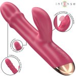 Intense Chloe wielofunkcyjny model 3w1 czerwony – wibrator silikonowy IPX7, 10 trybów, ładowanie USB