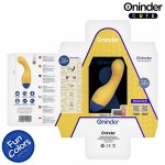 ONINDER CUTE Love Buddy Master – wibrujący model z aplikacją, żółty, 14 cm, silikon medyczny, 9 trybów