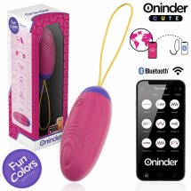 ONINDER CUTE – intymna maszyna wibrująca z aplikacją, 9 trybów, silikon medyczny, różne kolory