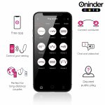 ONINDER CUTE – intymna maszyna wibrująca z aplikacją, 9 trybów, silikon medyczny, różne kolory
