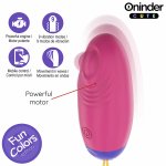 ONINDER CUTE – intymna maszyna wibrująca z aplikacją, 9 trybów, silikon medyczny, różne kolory