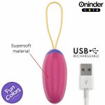 ONINDER CUTE – intymna maszyna wibrująca z aplikacją, 9 trybów, silikon medyczny, różne kolory