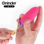ONINDER CUTE – intymna maszyna wibrująca z aplikacją, 9 trybów, silikon medyczny, różne kolory