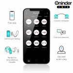 ONINDER CUTE silikonowe jajko wibracyjne, sterowanie aplikacją Bluetooth, IPX7, 9 trybów, różne kolory